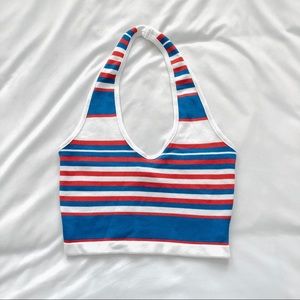 COPY - Red White and Blue Halter Top